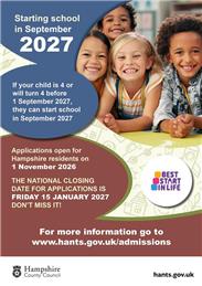 Starting School in September 2027